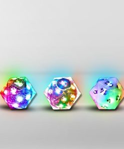 D20 Electronic Dice Three Pack RGB Smart Dice with Bluetooth