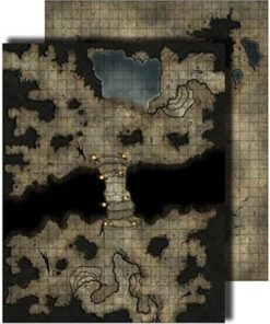 Darklands Flip Mat for Tabletop Gaming and Adventures