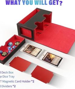 5 in 1 Card Storage Case and MTG Deck Box with 2 Commander Setup 2