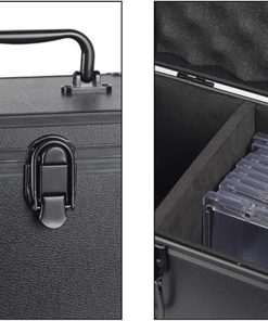 Card Holder Case for with Foam Insert Portable Storage Solution, 19.8cmx16.8cmx16.9cm 2