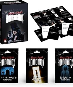 FITZ Alice Cooper’s HorrorBox 18+ Game Night Bundle – Includes Base Game and 3 Expansion Packs