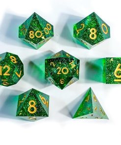 Mimic Dice 7 Piece Resin RPG Dice Set for Tabletop Gaming 2