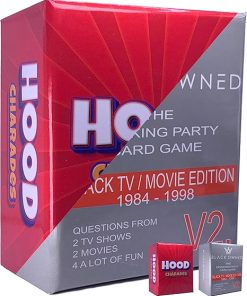 Black Owned’ Bundle: Experience The Fusion of Black Culture, Humor & History with ‘Hood Charades V2’ Drinking Trivia Games. Ignite Your Party Nights with Fun and Laughter!