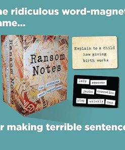 Ransom Notes Fun Word Magnet Game for 3 or More Players 2