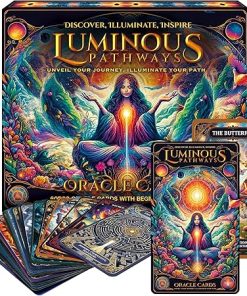 Luminous Pathways Oracle Cards Deck and Guidebook for Beginners